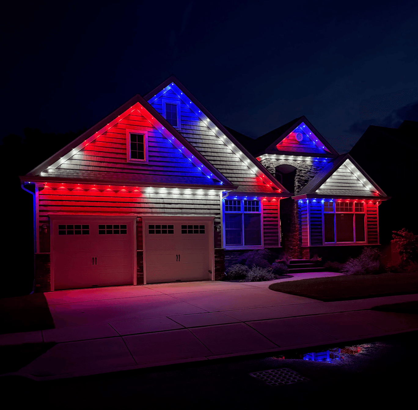 Permanent smart lighting system